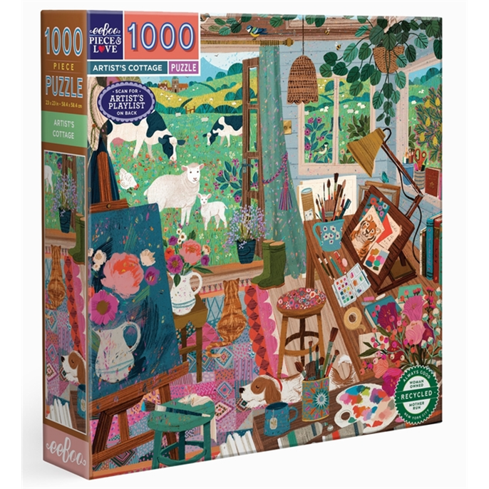 Puzzle : 1000 pièces - Artist's Cottage