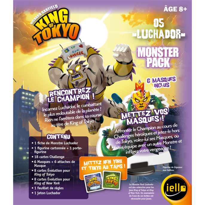 King of Tokyo - Monster Pack : Luchador