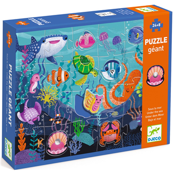 Puzzle Géant : 24+8 pièces - Sous La Mer