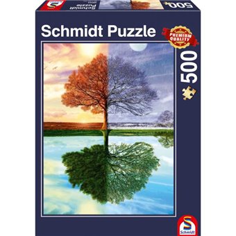 Puzzle : 500 pièces - L'arbre des quatre saisons