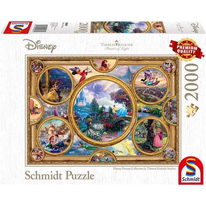 Puzzle : 2000 pièces - Disney Dreams Collection