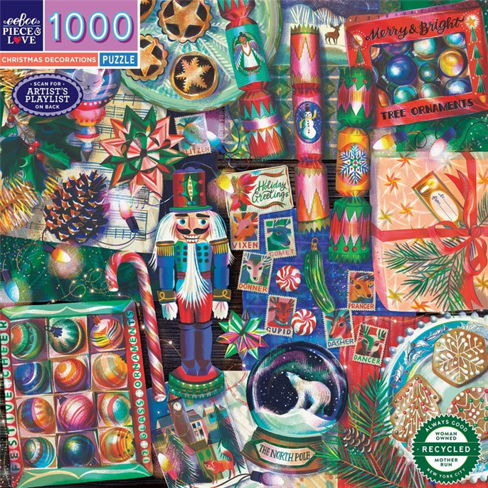 Puzzle : 1000 pièces - Christmas Decoration