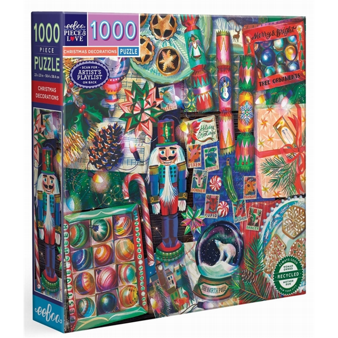 Puzzle : 1000 pièces - Christmas Decoration