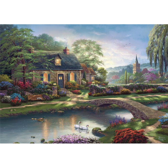 Puzzle : 1000 pièces - Cottage Stoney Creek