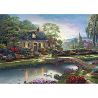 Puzzle : 1000 pièces - Cottage Stoney Creek