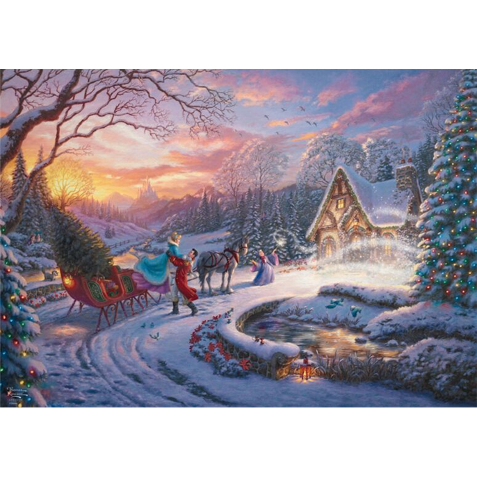 Puzzle : 1000 pièces - Cendrillon - Bringing Home the Tree