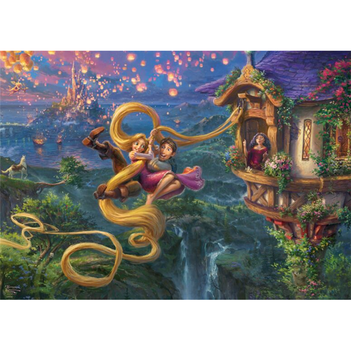 Puzzle : 1000 pièces - Raiponce - Tangled up in Love