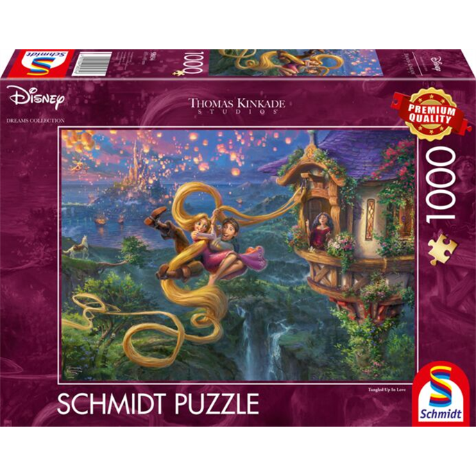 Puzzle : 1000 pièces - Raiponce - Tangled up in Love