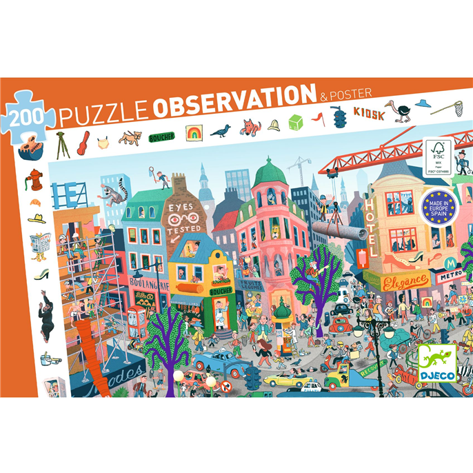 Puzzle : 200 pièces - La ville