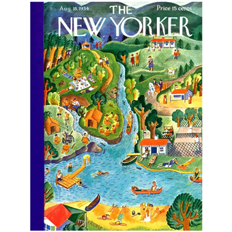 Puzzle : 500 pièces - New Yorker - Summer Vacation - Ilonka Karasz