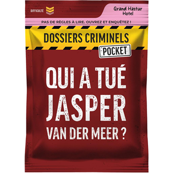 Dossiers Criminels Pocket : Qui a Tué Jasper Van der Meer ?