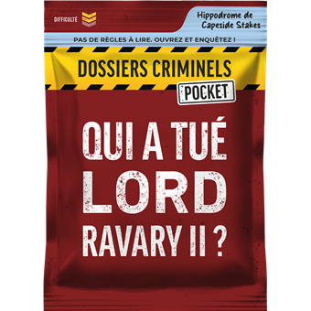 Dossiers Criminels Pocket : Qui a Tué Lord Ravary II ?