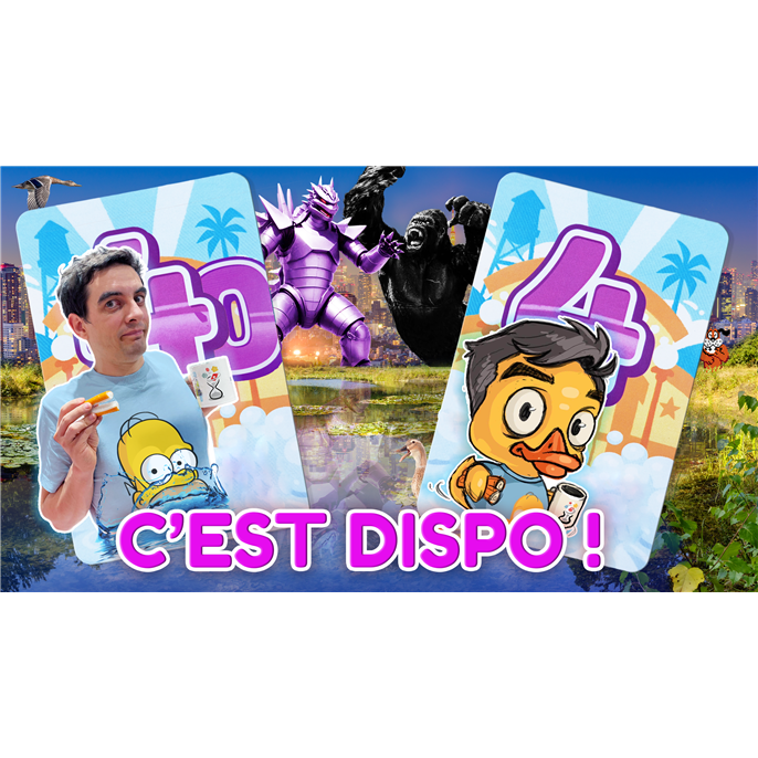 C'est Dispo ! - Clank Catacombes, Duck & Cover, Profiler, King of Tokyo Duel